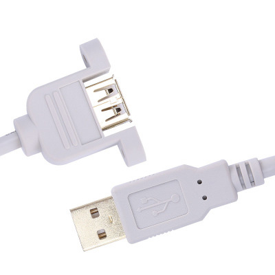 usb2.0数据线加 白色公对母连接线